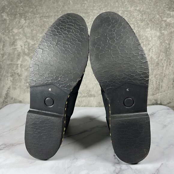 Free People Atlas Puffer Chelsea Boots Women's Black Gold Studs Size 40 - 9.5 US - Picture 7 of 10